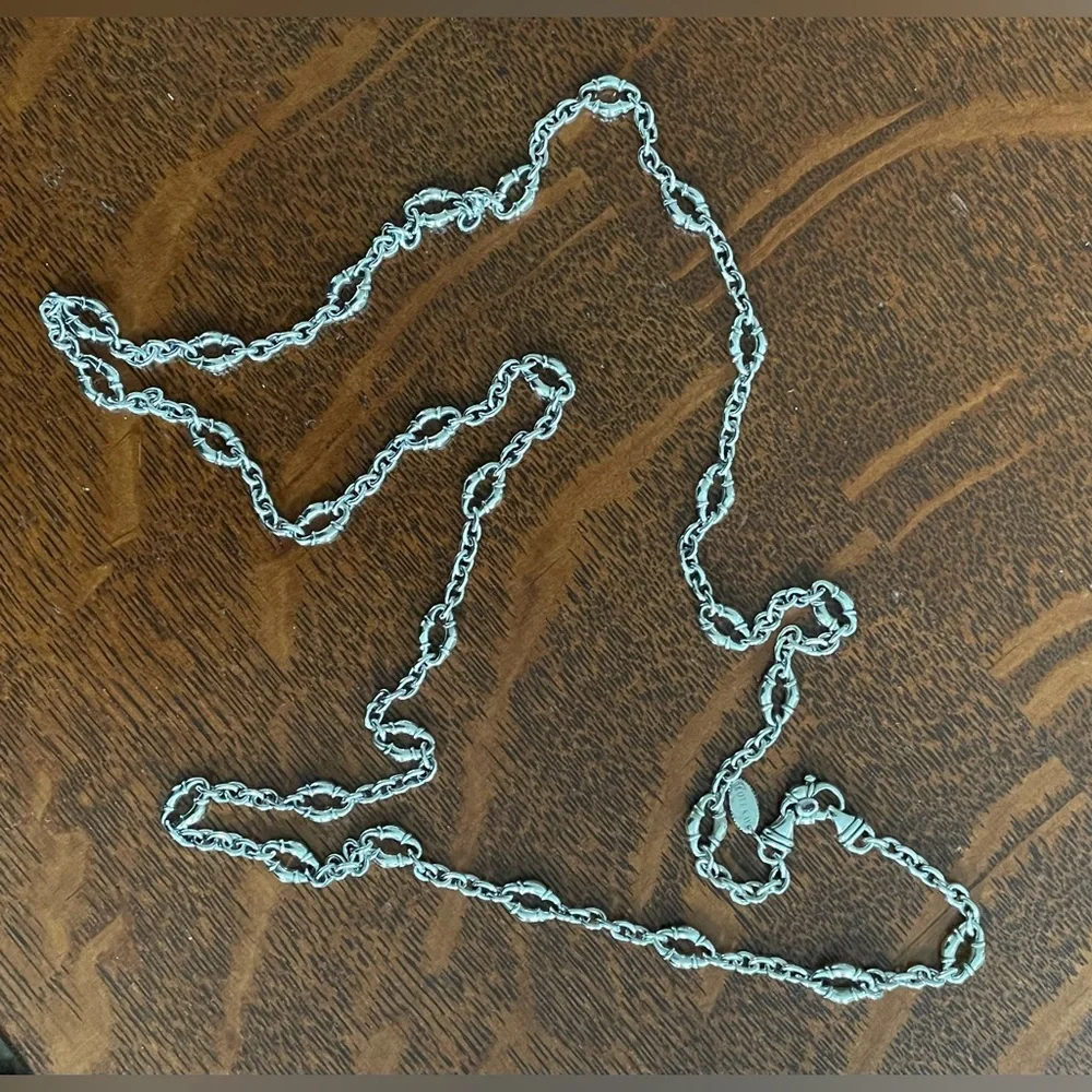 Scott Kay Bolo Link Sterling Silver Necklace - Picture 4 of 13